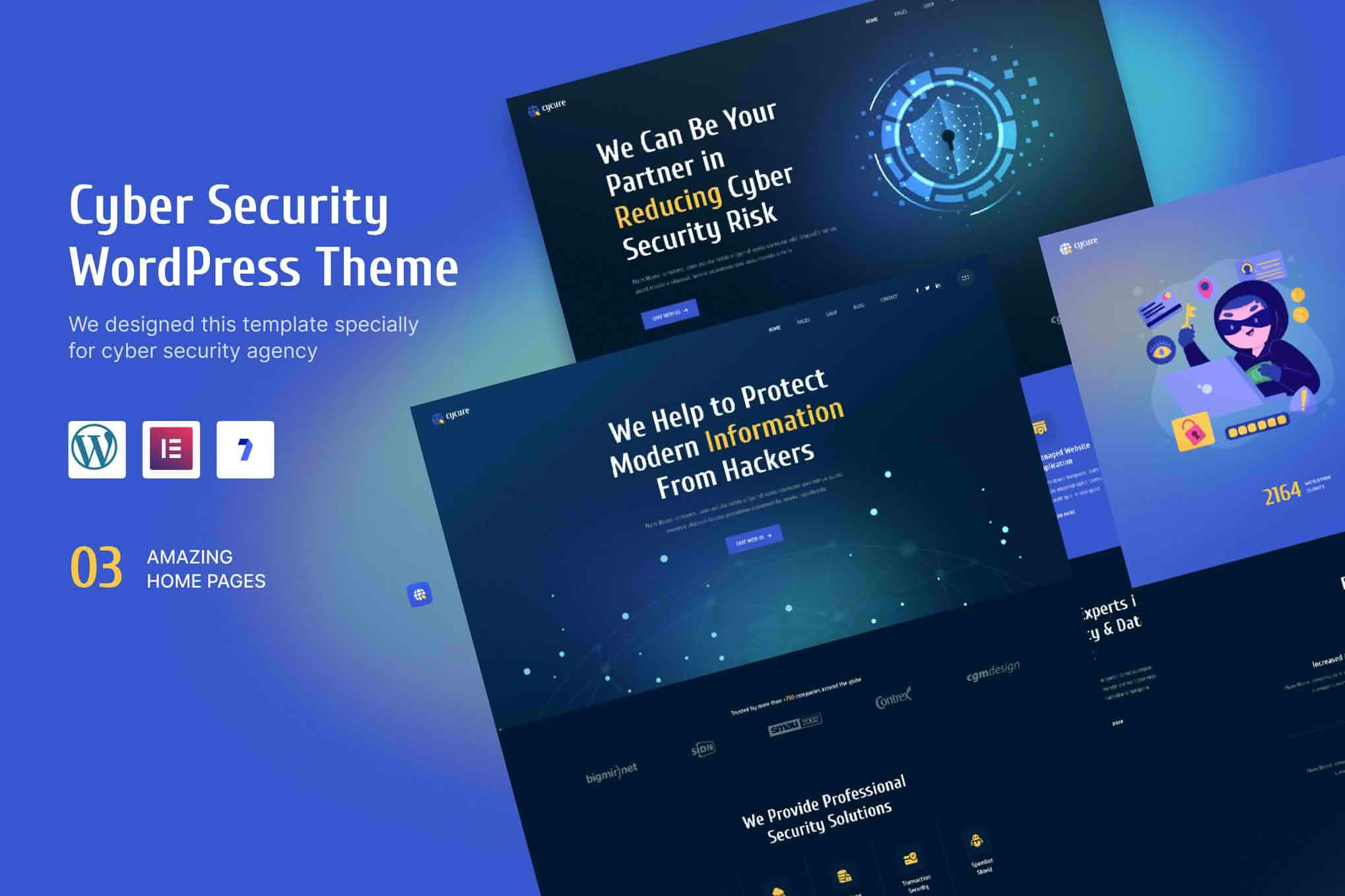 Download Cycure - Cyber Security Services WordPress Theme GPL WordPress Plugin