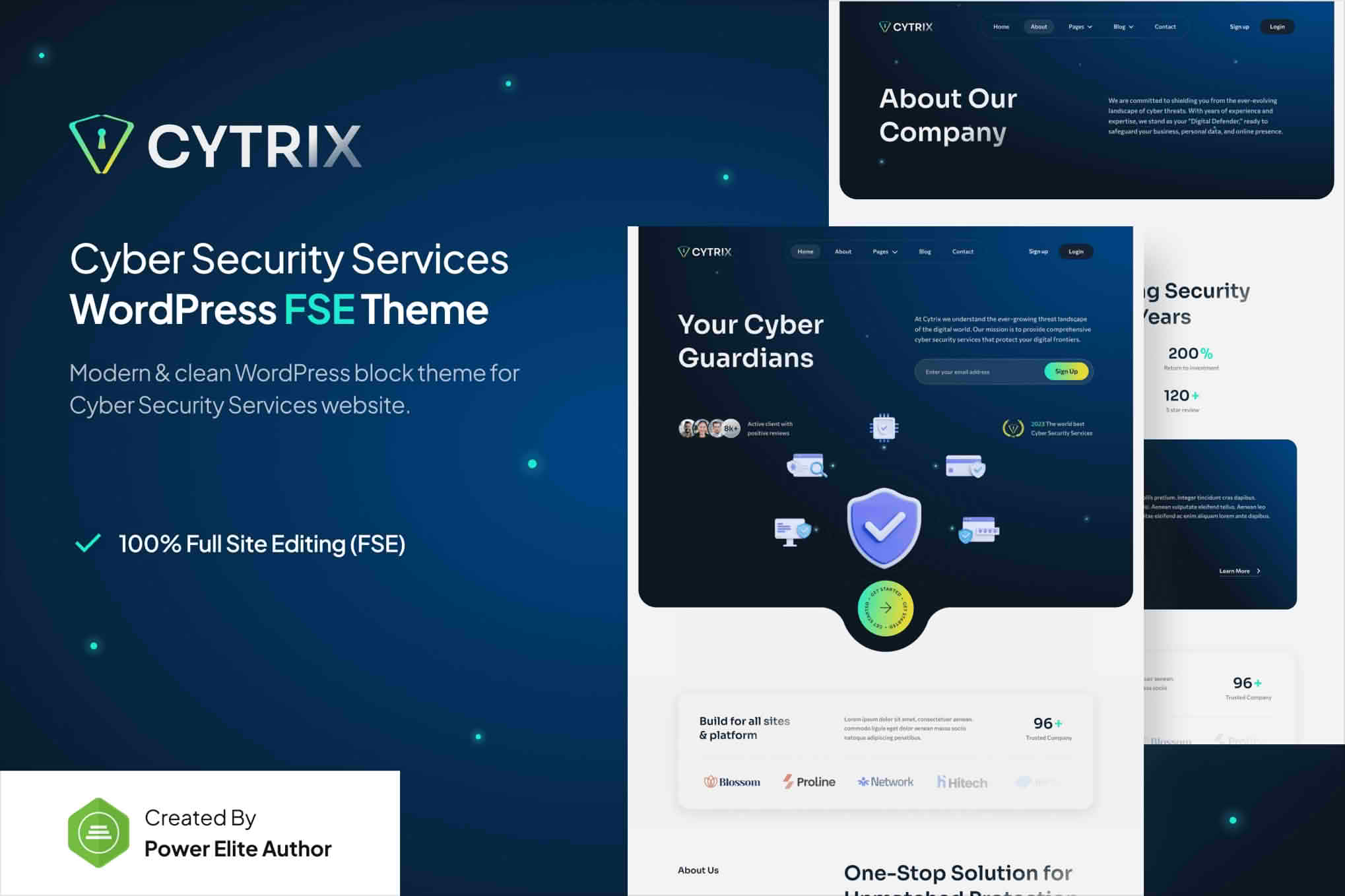 Cytrix – Cyber Security Services Gutenverse FSE WordPress Block Theme