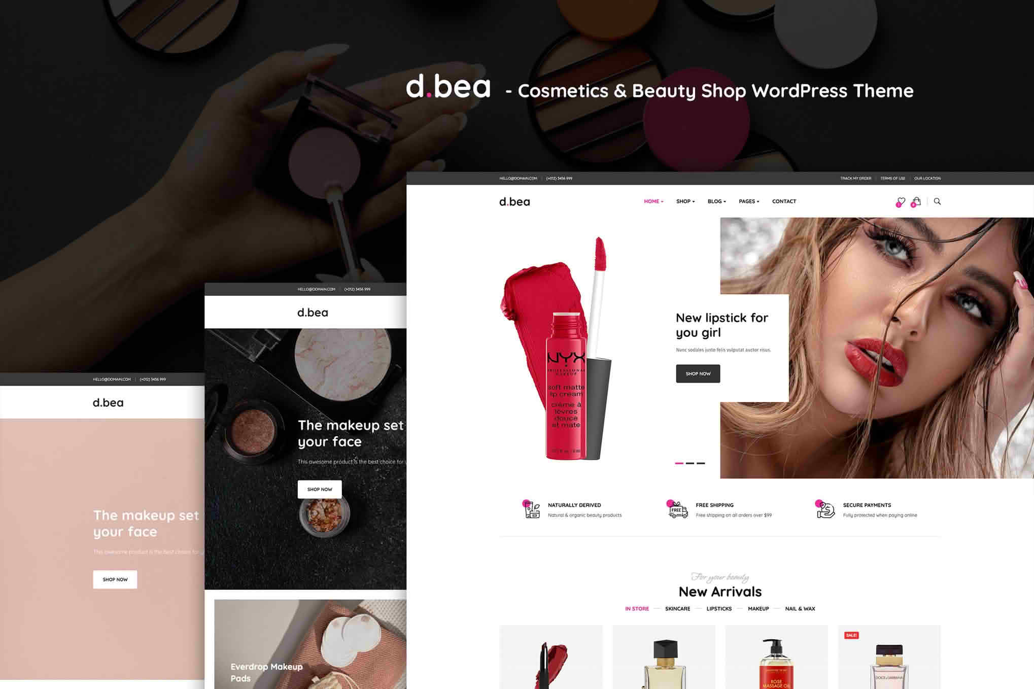 Download DBea - Cosmetics & Beauty Shop WordPress Theme GPL WordPress Plugin