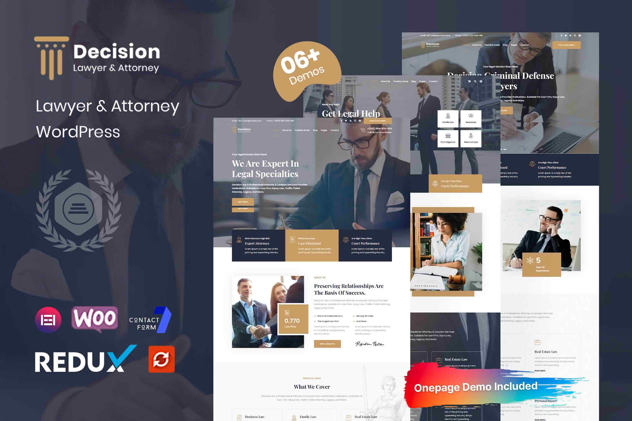 Download Decision - Law & Lawyer WordPress Theme GPL WordPress Plugin