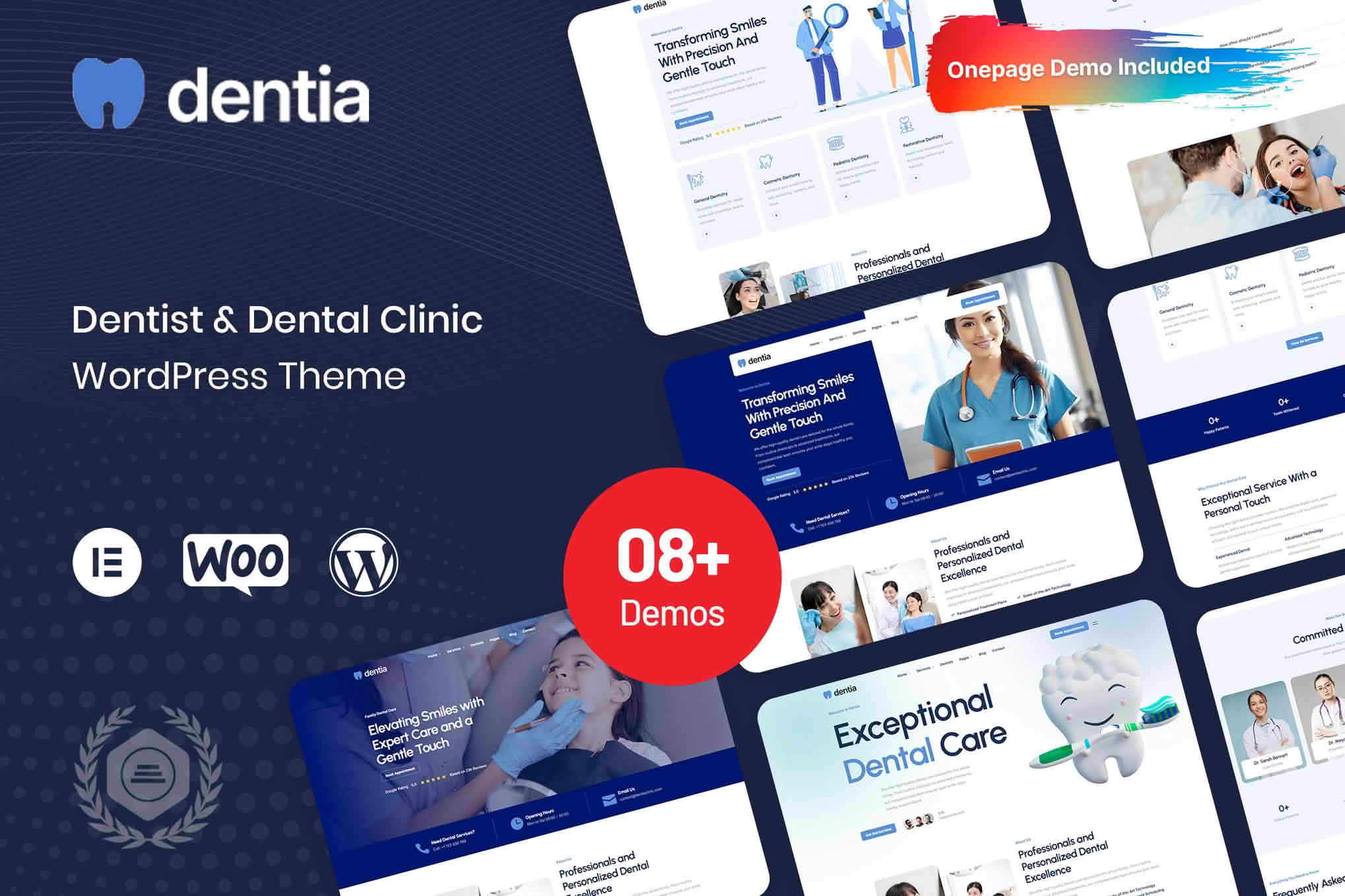 Download Dentia - Dentist & Dental Clinic WordPress Theme GPL WordPress Plugin