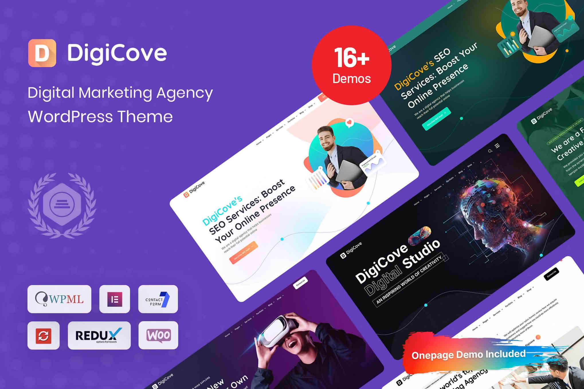 Download Digicove - Digital Marketing Agency WordPress Theme GPL WordPress Plugin