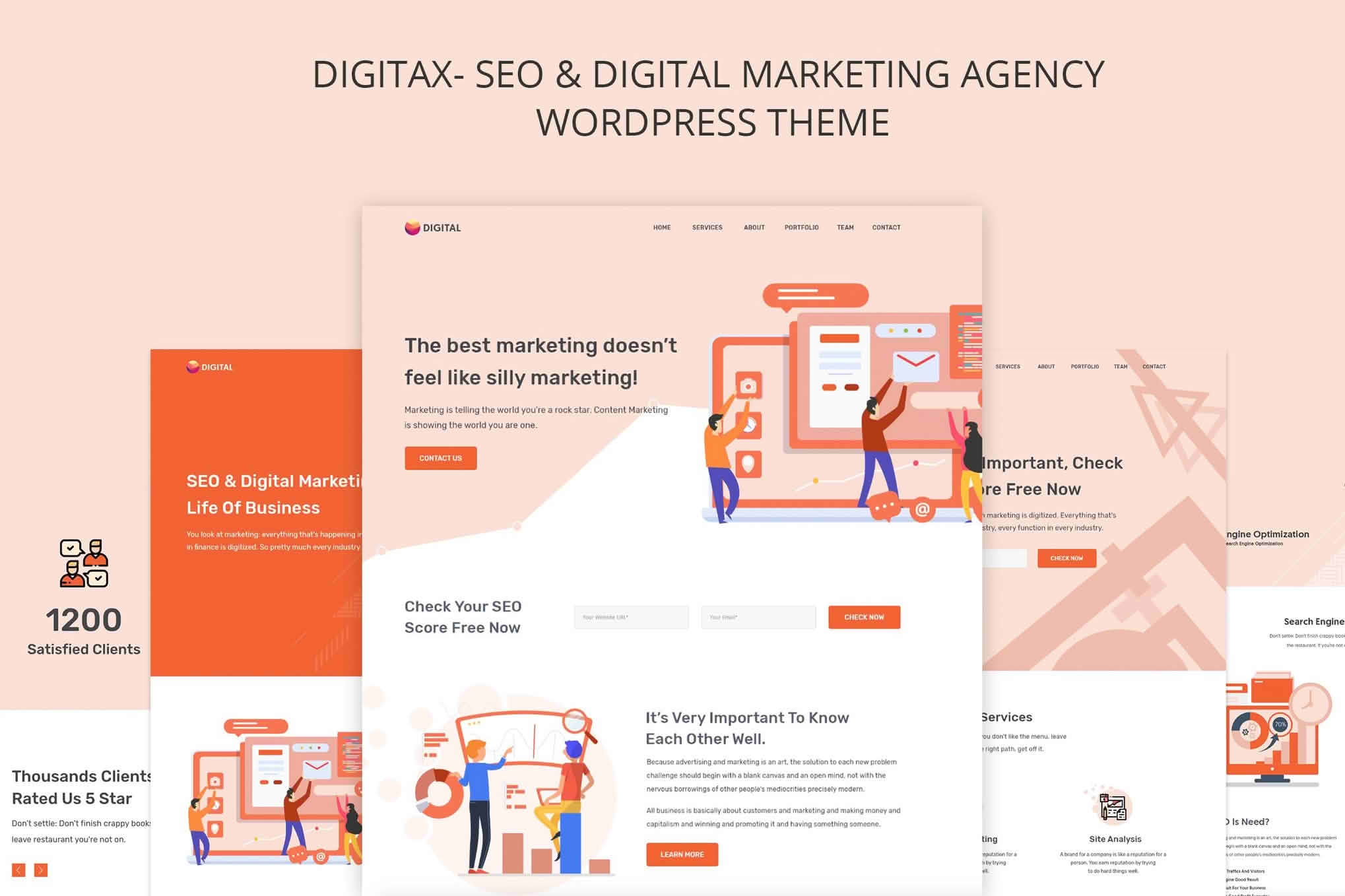 Digitax - SEO & Digital Marketing Agency WordPress Theme
