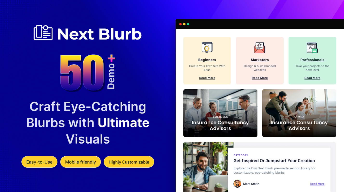 Download Divi Next Blurb