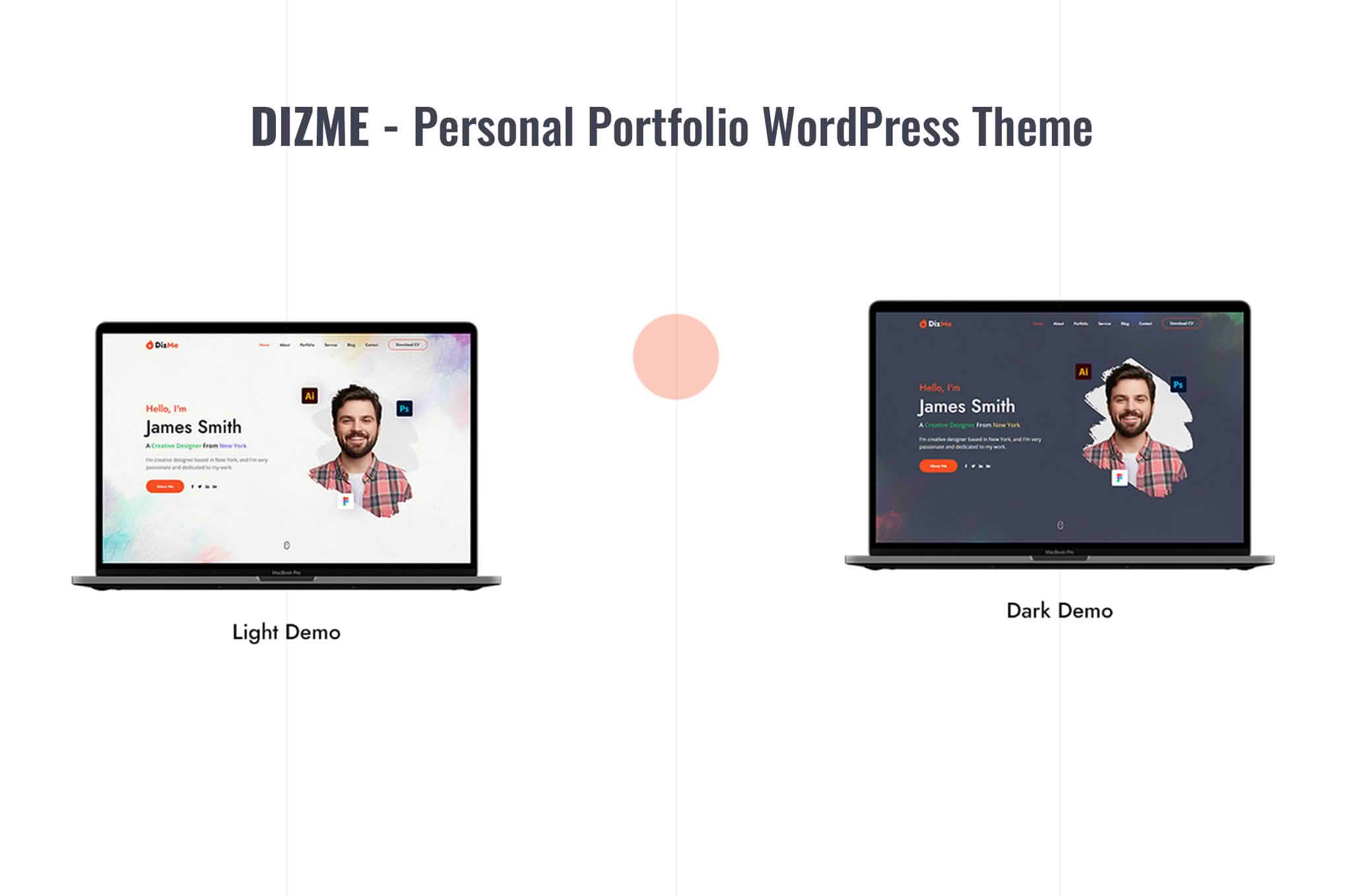 Download Dizme - Personal Portfolio WordPress Theme GPL WordPress Plugin