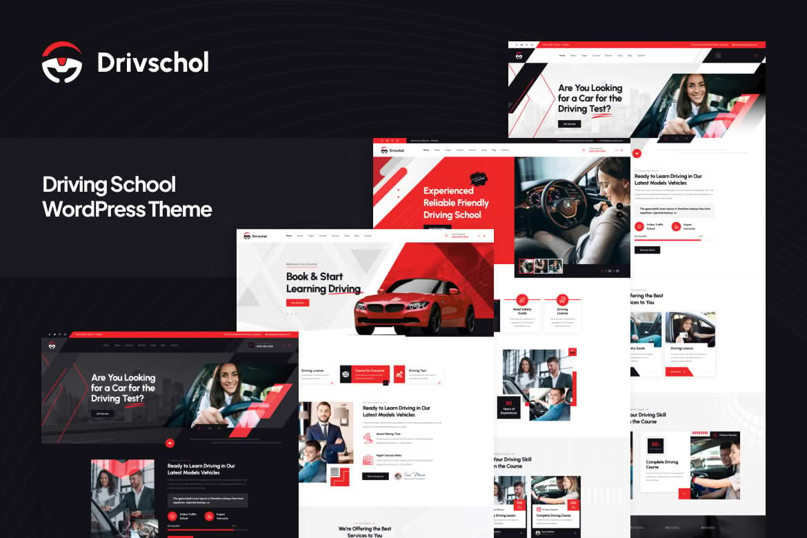 Download Drivschol - Driving School WordPress Theme GPL WordPress Plugin