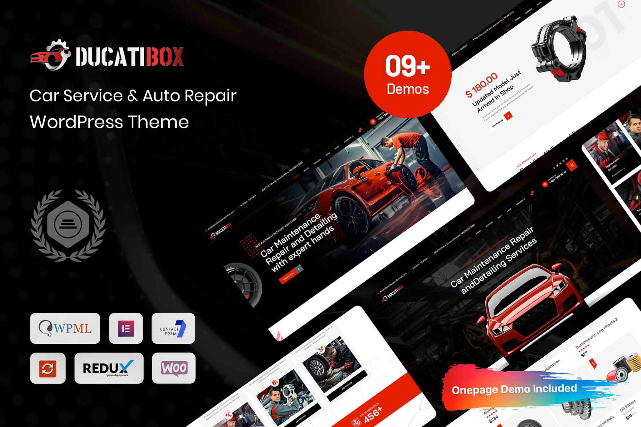 Download Ducatibox - Car Service & Auto Repair WordPress Theme GPL WordPress Plugin