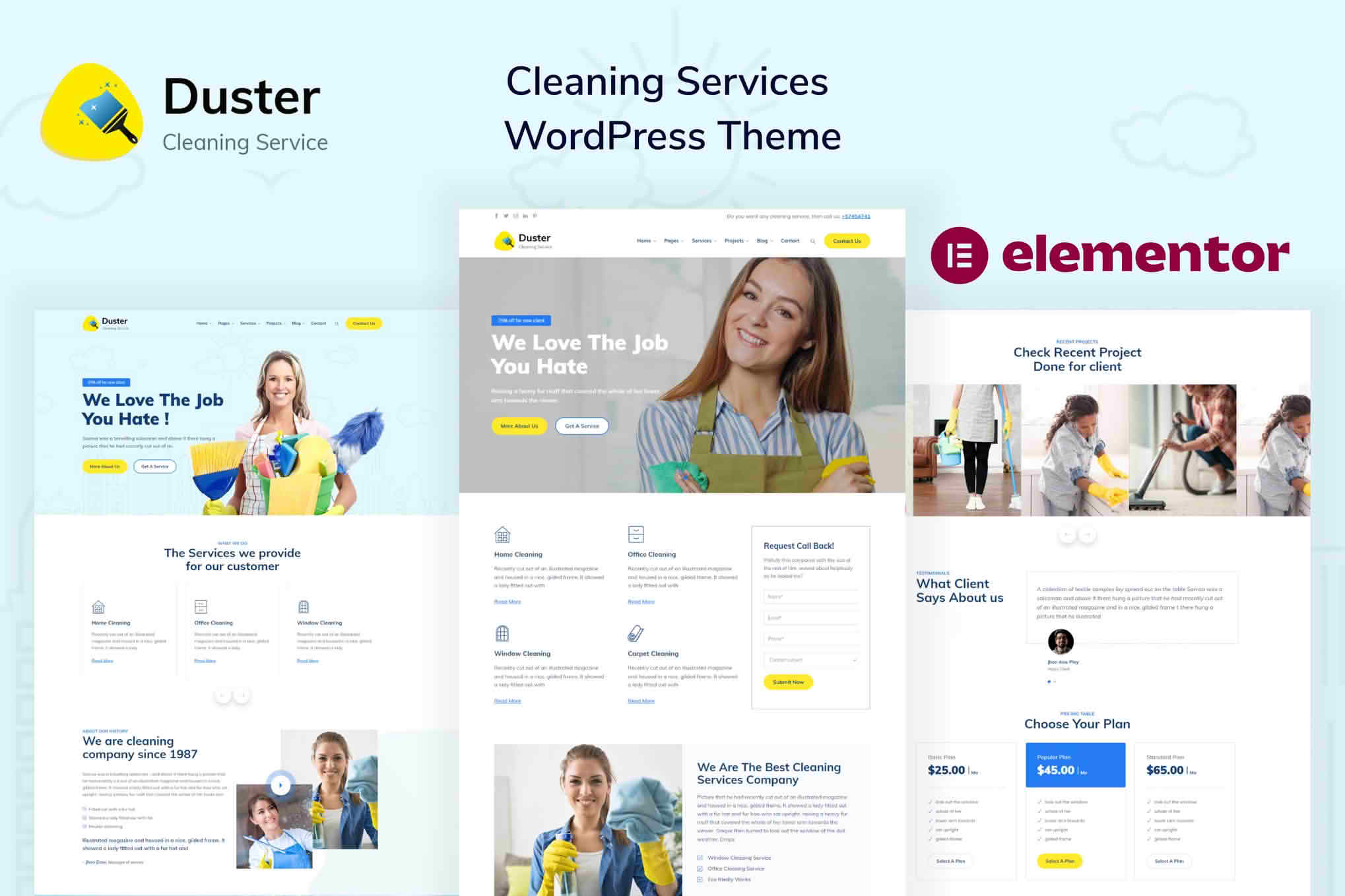 Download Dustar – Cleaning Services WordPress Theme GPL WordPress Plugin