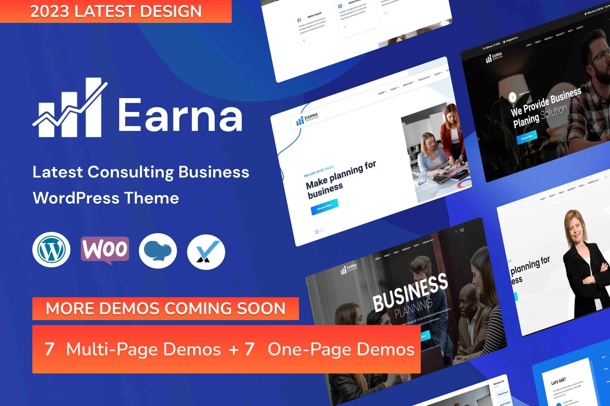Download Earna - Business Consulting WordPress GPL WordPress Plugin