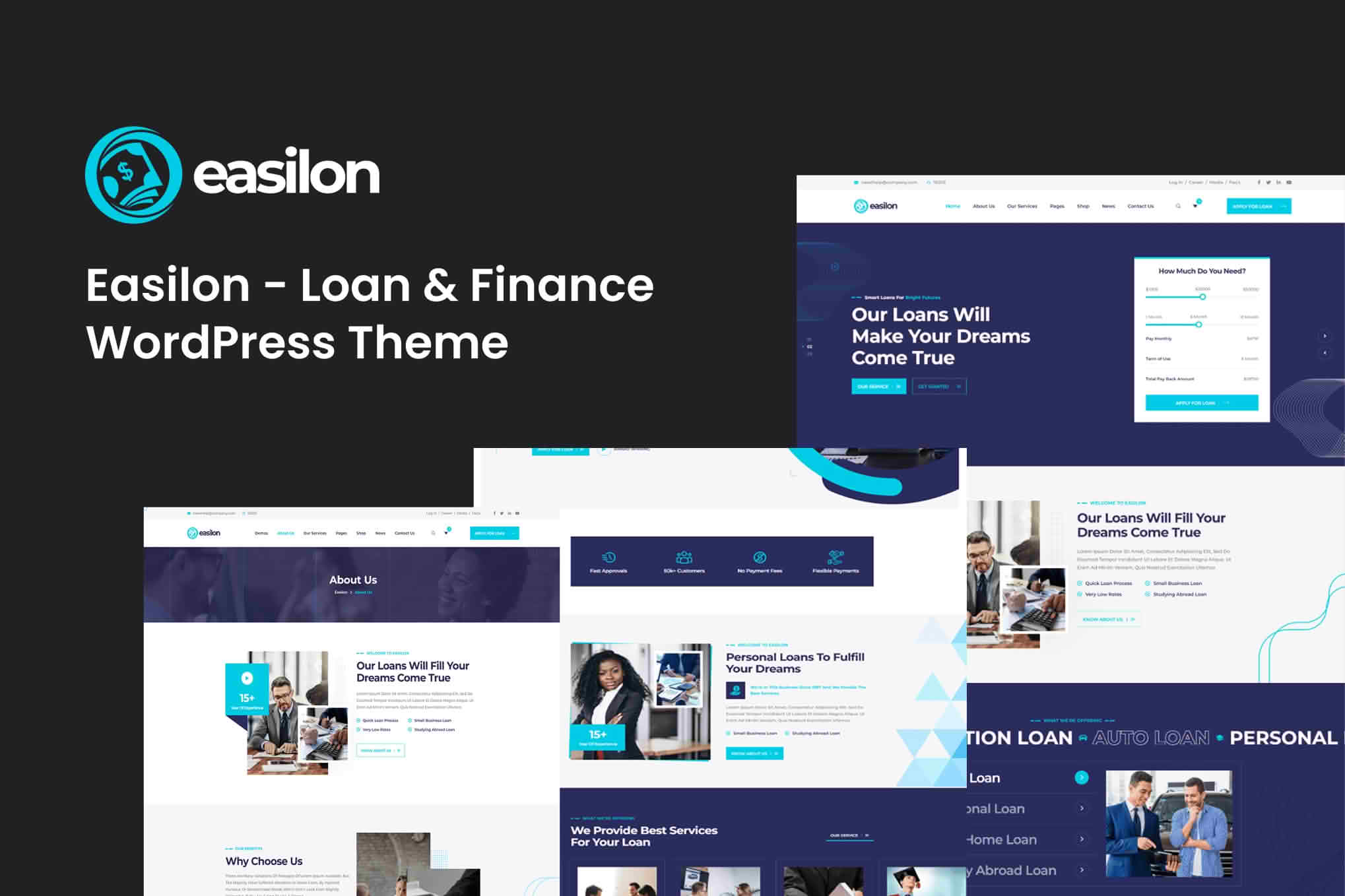 Easilon - Loan & Finance WordPress Theme