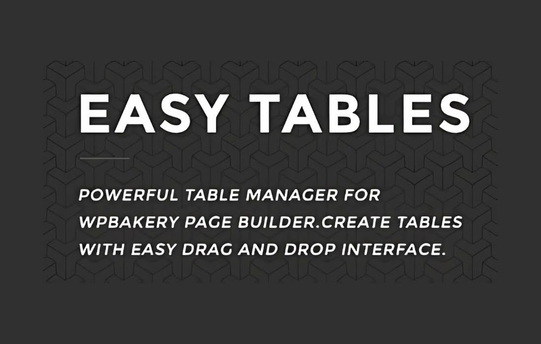 Download Easy Tables for WPBakery