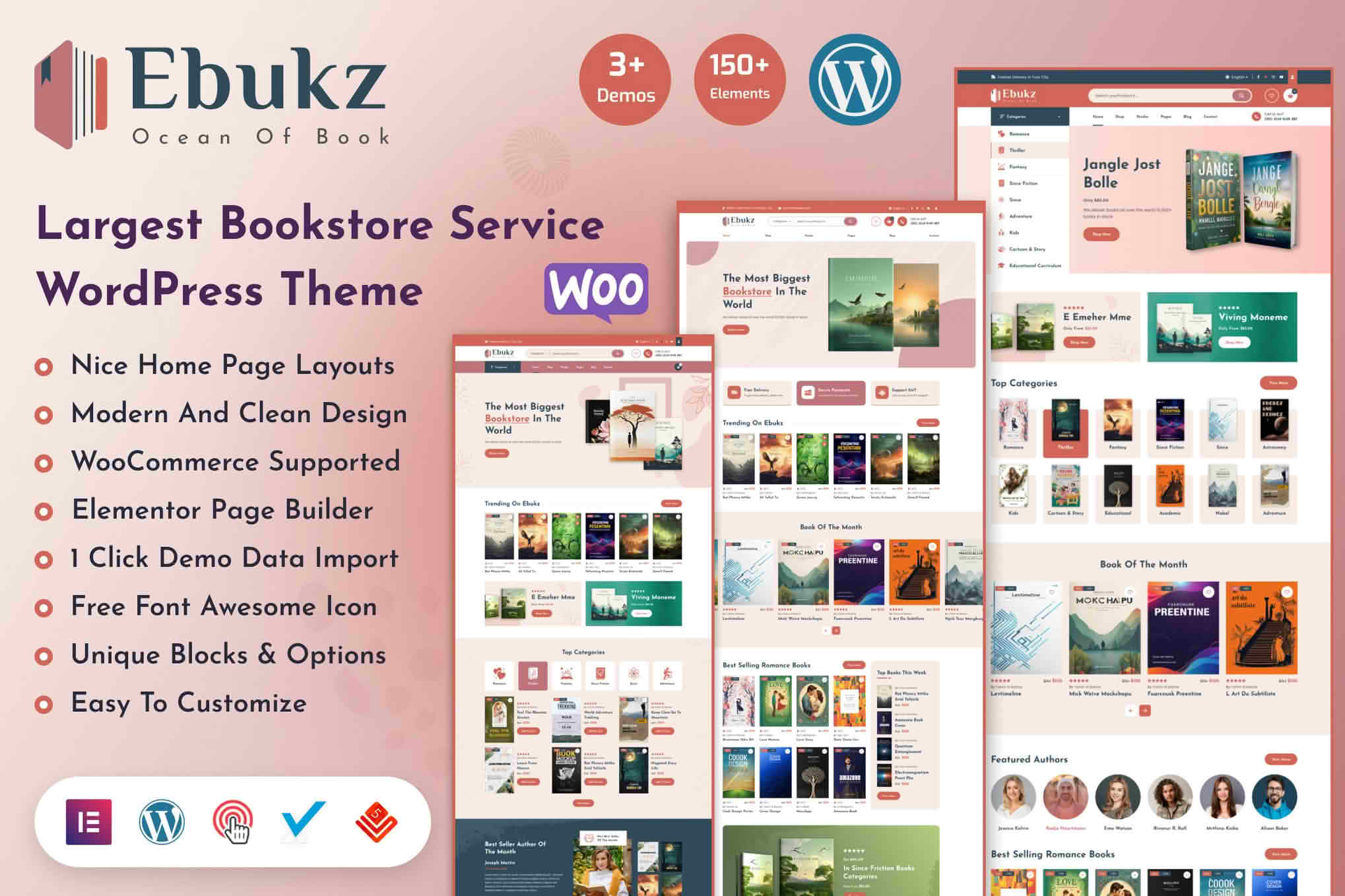 Ebukz - eBook & eReading Shop WordPress Theme