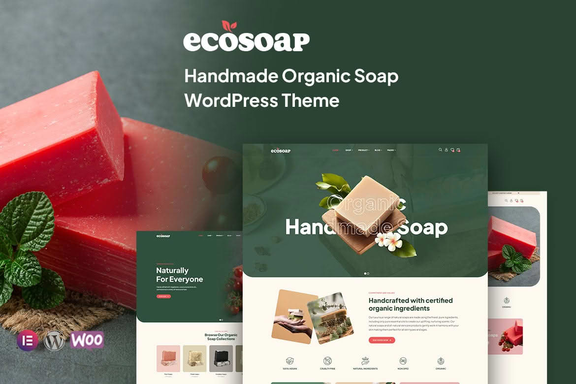 Ecosoap - Handmade Organic Soap WordPress Theme