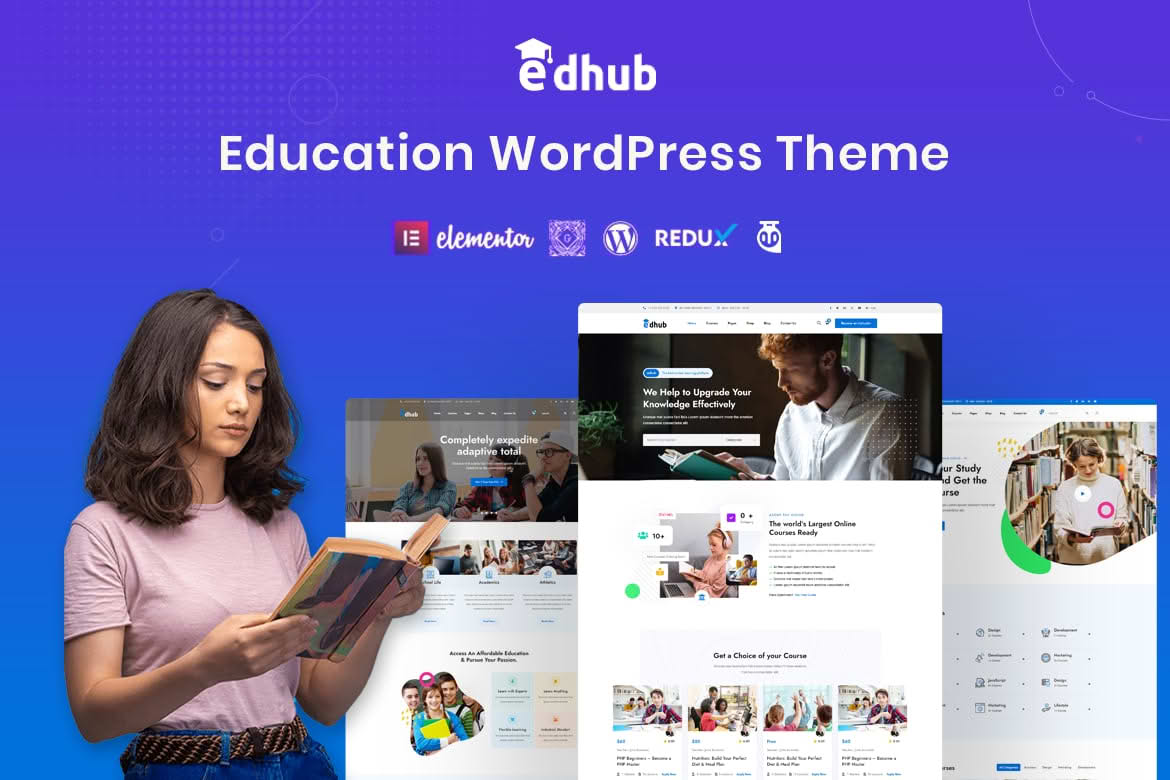 Download Edhub - Education WordPress Theme GPL WordPress Plugin