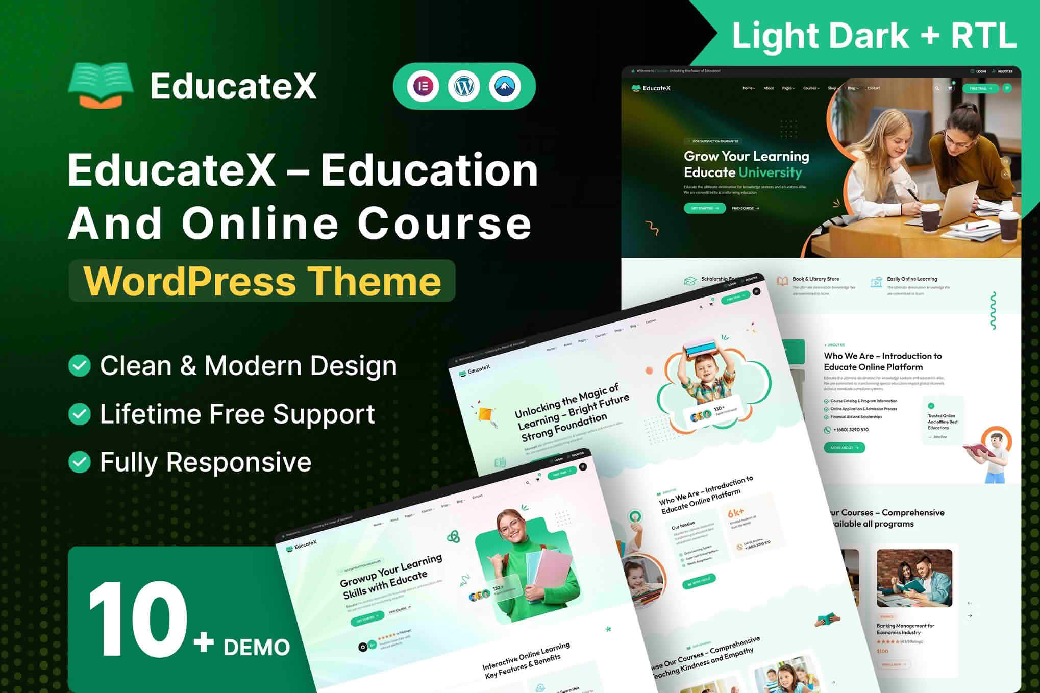 EducateX - Education & Online Course WordPress