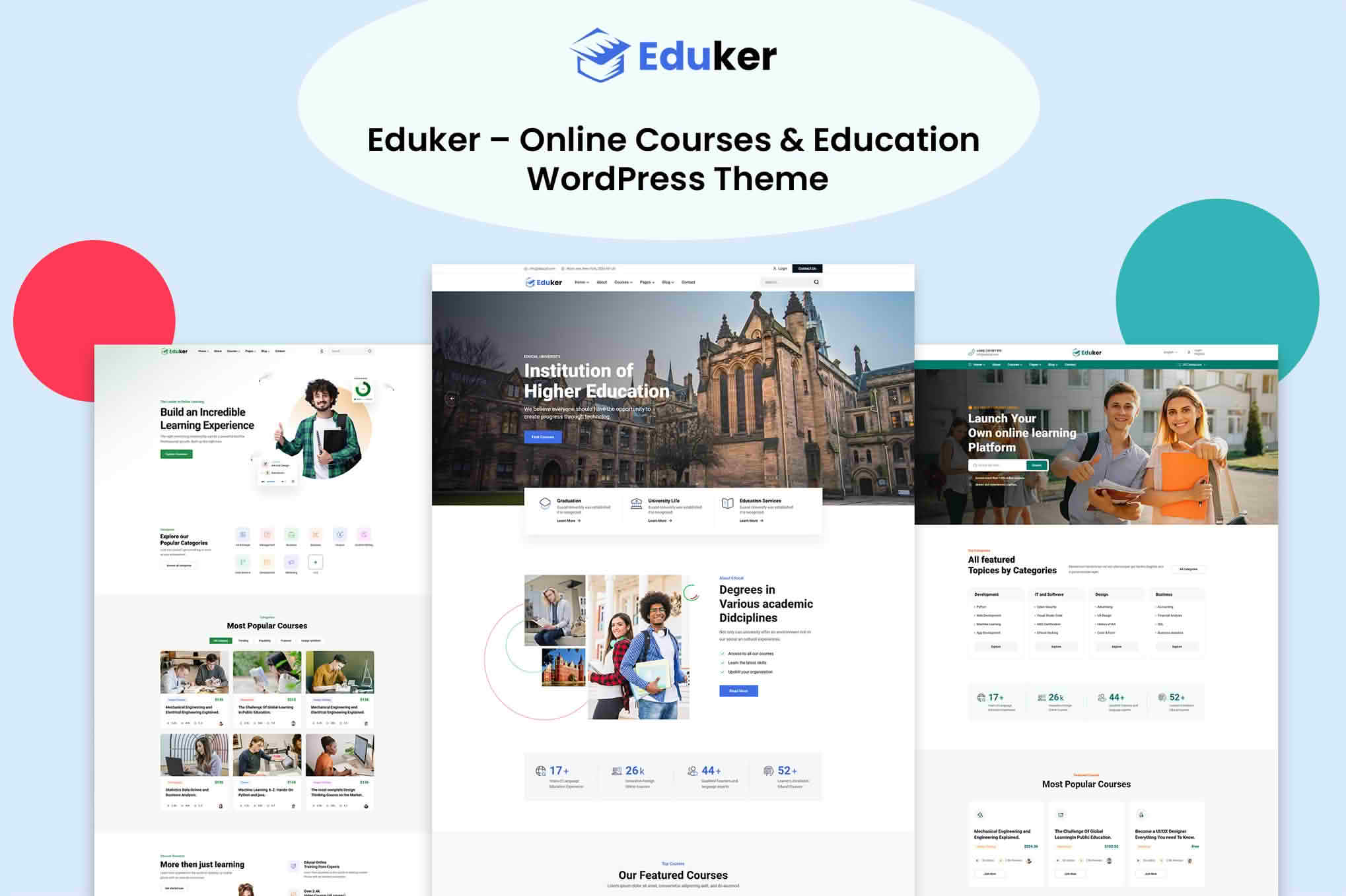 Download Eduker – Education WordPress Theme GPL WordPress Plugin