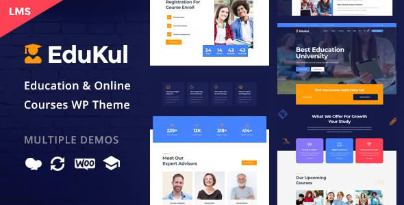 Download Edukul | Online Courses WordPress Theme GPL WordPress Plugin