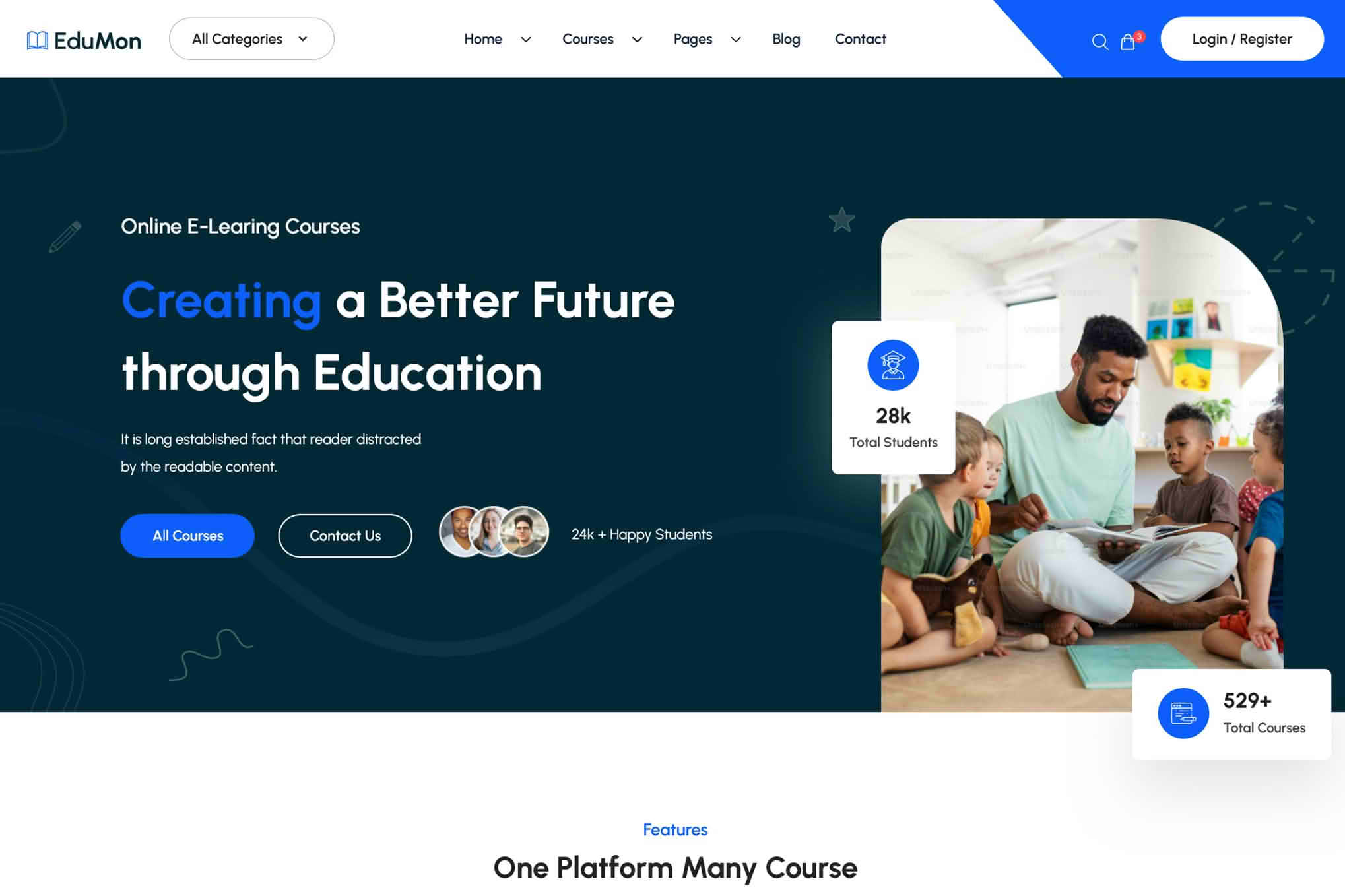 Download Edumoon - Education & Online Course LMS WordPress Theme GPL WordPress Plugin
