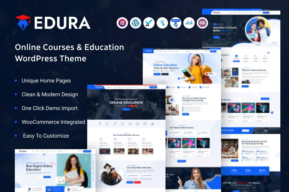 Download Edura – Online Courses & Education WordPress Theme GPL WordPress Plugin