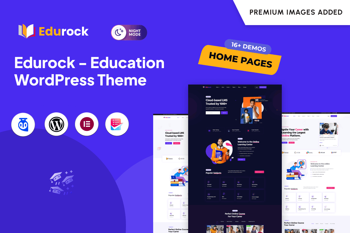 Download Edurock - Education WordPress Theme GPL WordPress Plugin