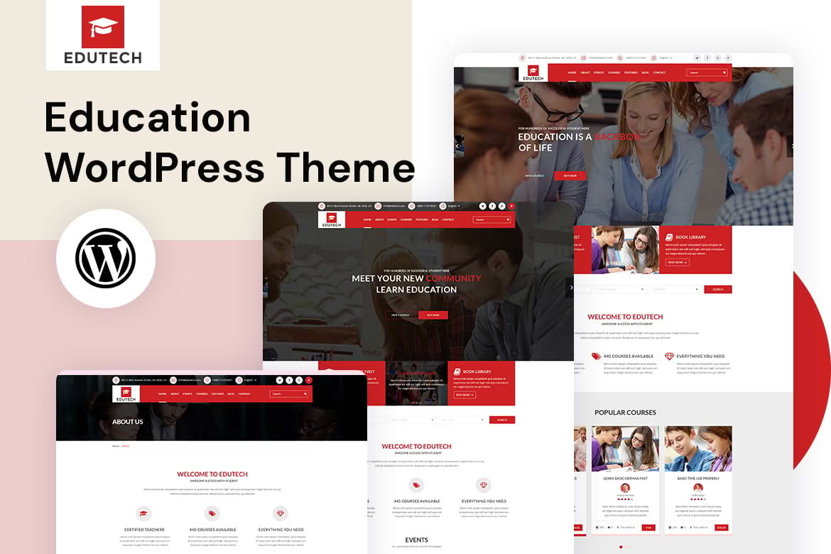 Download Edutech - Education WordPress Theme GPL WordPress Plugin