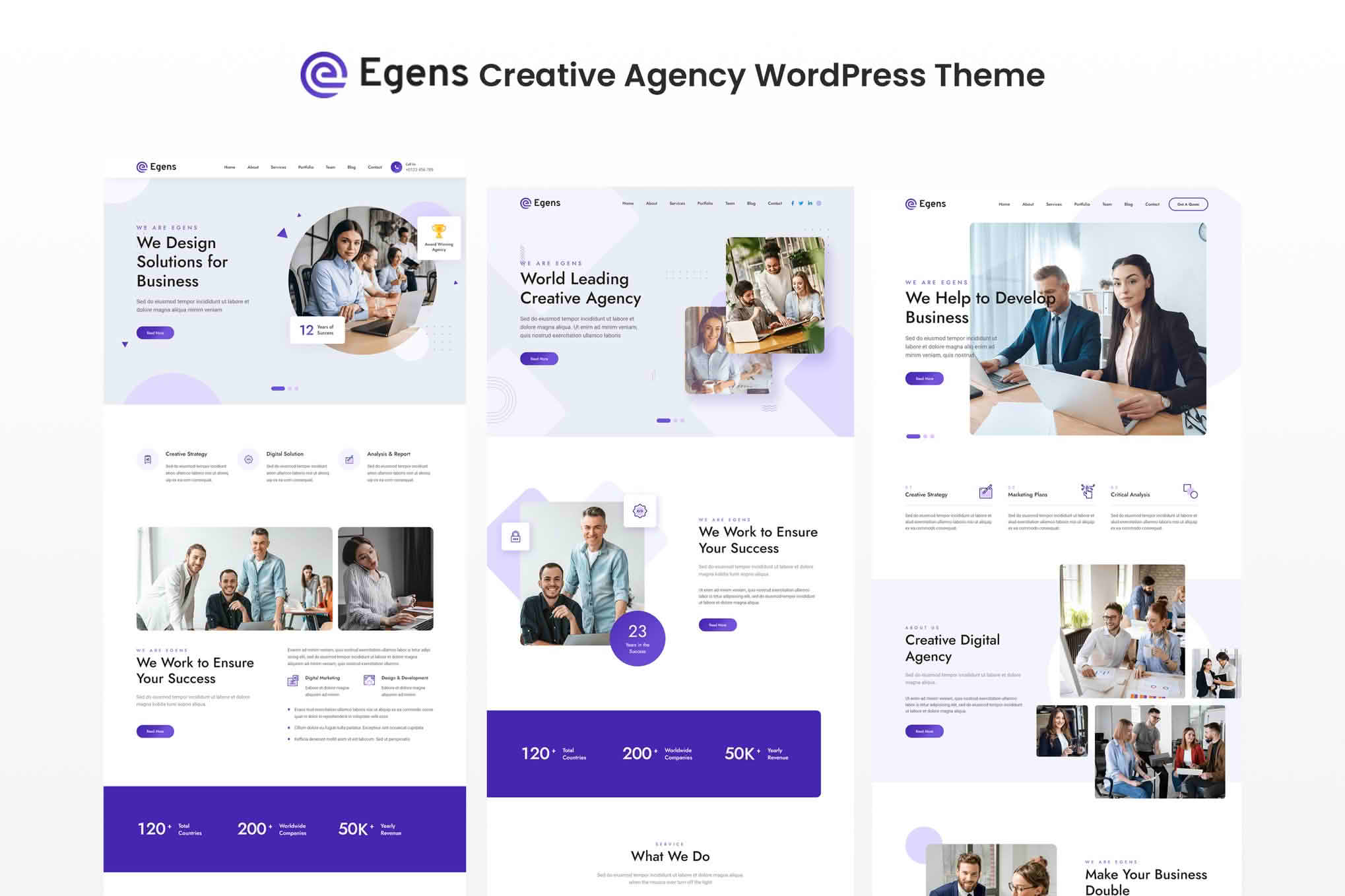 Download Egens - Creative Agency WordPress Theme GPL WordPress Plugin