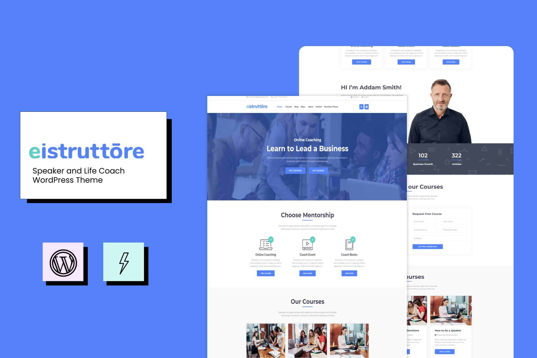 Download Eistruttore - Speaker and Life Coach WordPress Theme GPL WordPress Plugin