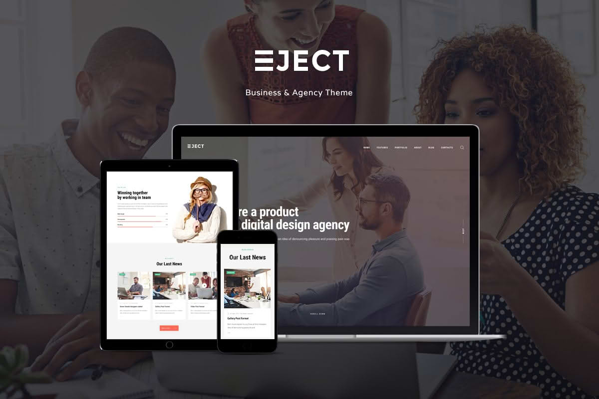 Download Eject | Web Studio & Creative Agency WordPress Theme GPL WordPress Plugin