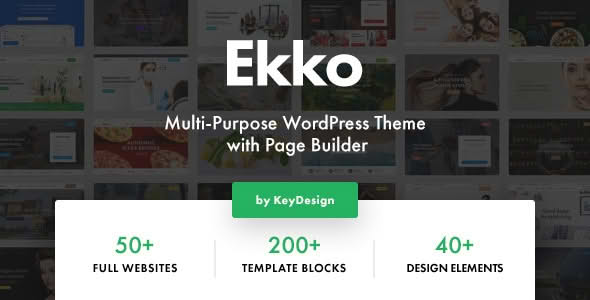 Download Ekko - Multi-Purpose WordPress Theme with Page Builder GPL WordPress Plugin