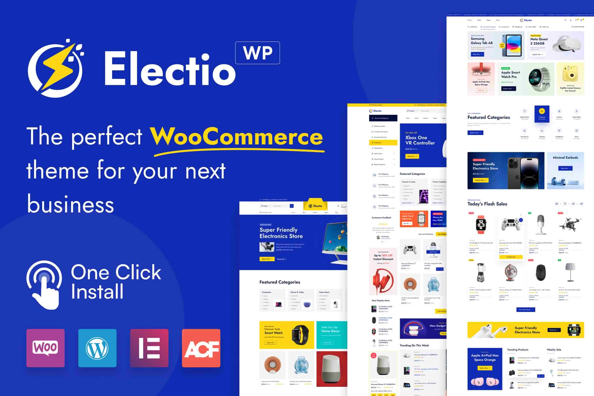 Download Electio Electronics & Gadgets Store WooCommerce Theme GPL WordPress Plugin
