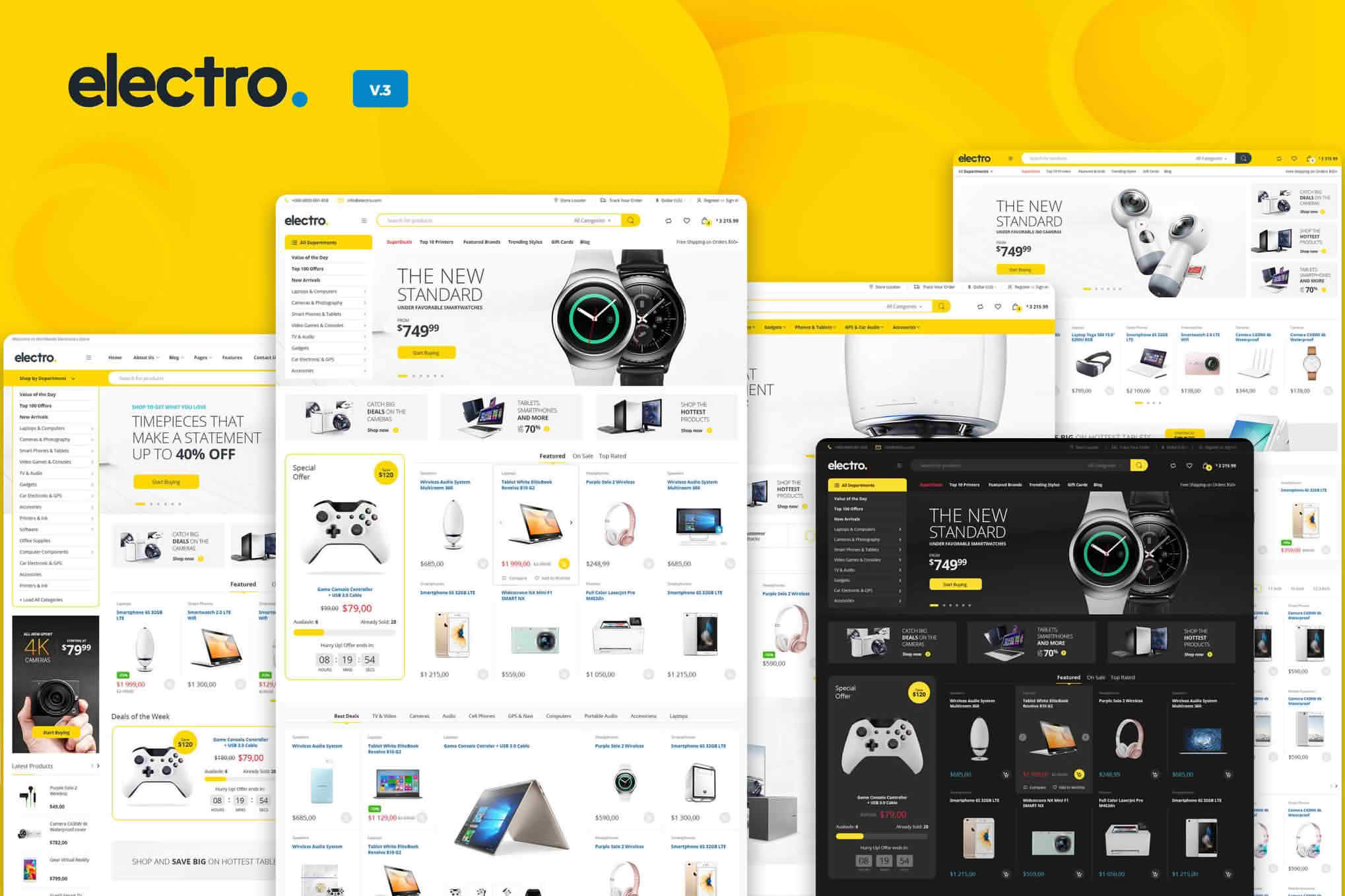Download Electro Electronics Store WooCommerce Theme GPL WordPress Plugin