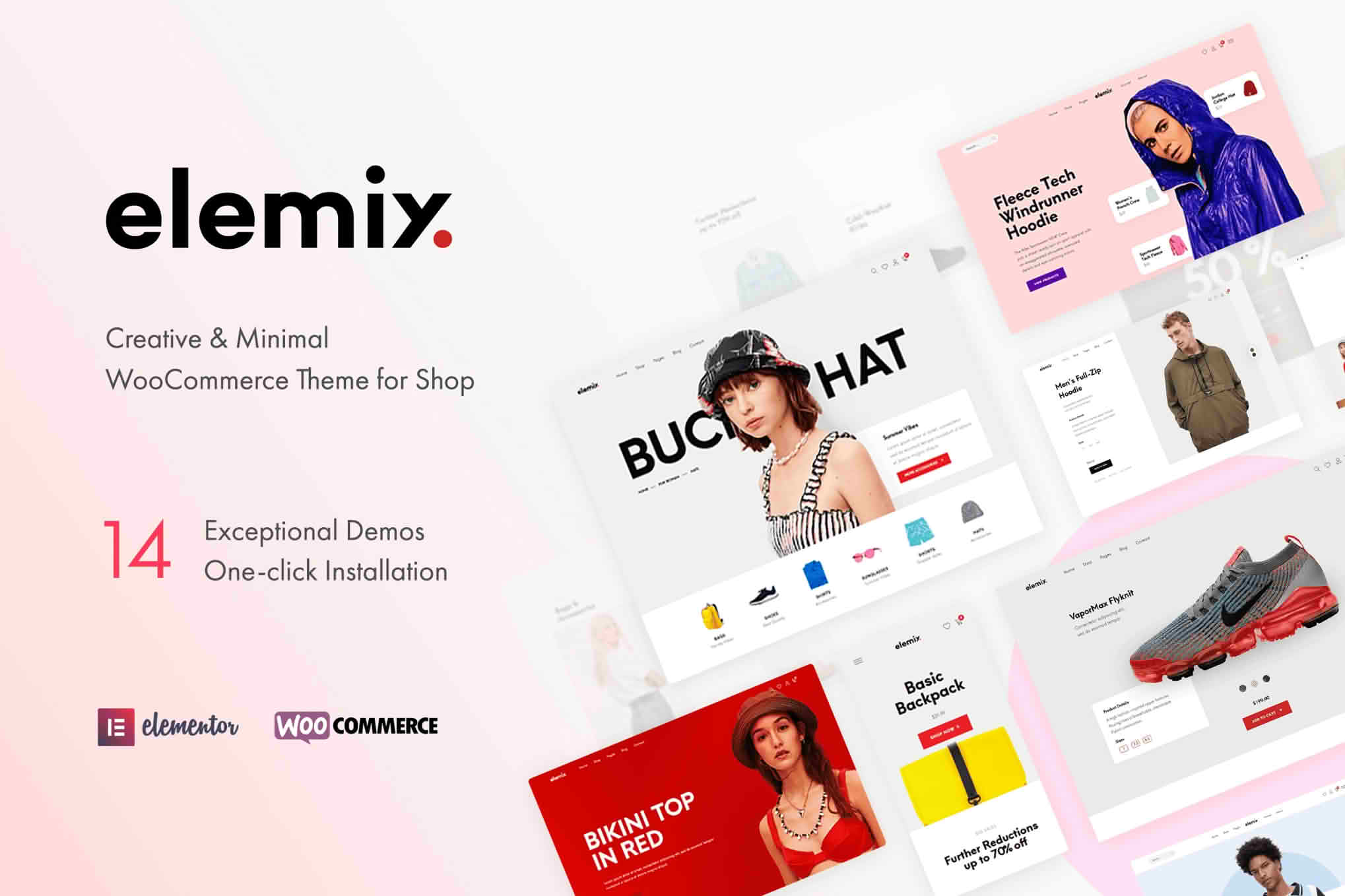 Download Elemix - Modern & Creative Elementor WooCommerce Theme GPL WordPress Plugin