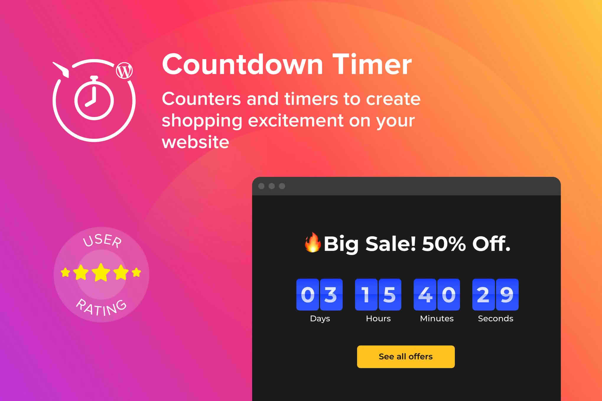 Download WordPress Countdown Timer Plugin