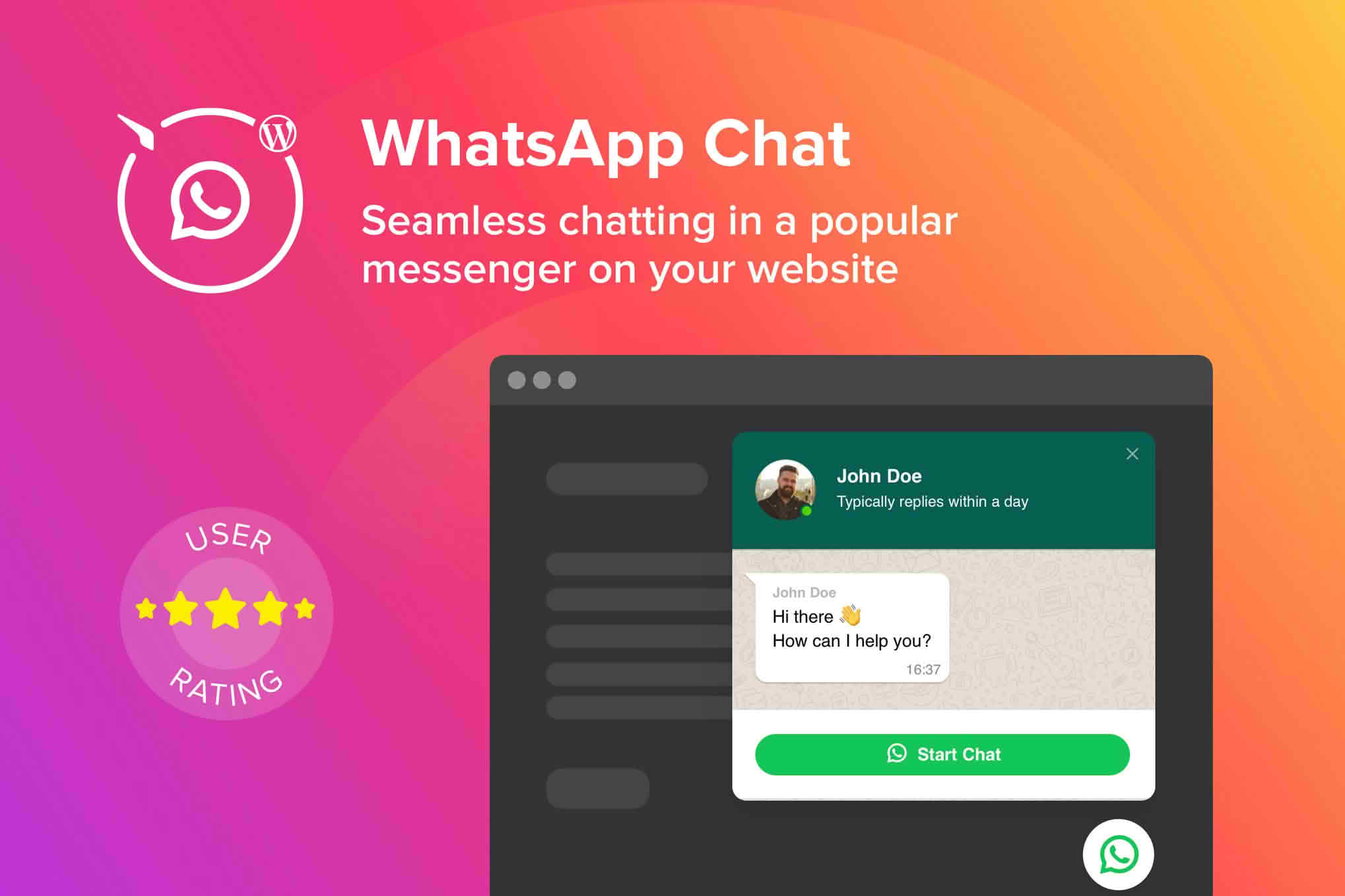 Download WordPress WhatsApp Chat Plugin