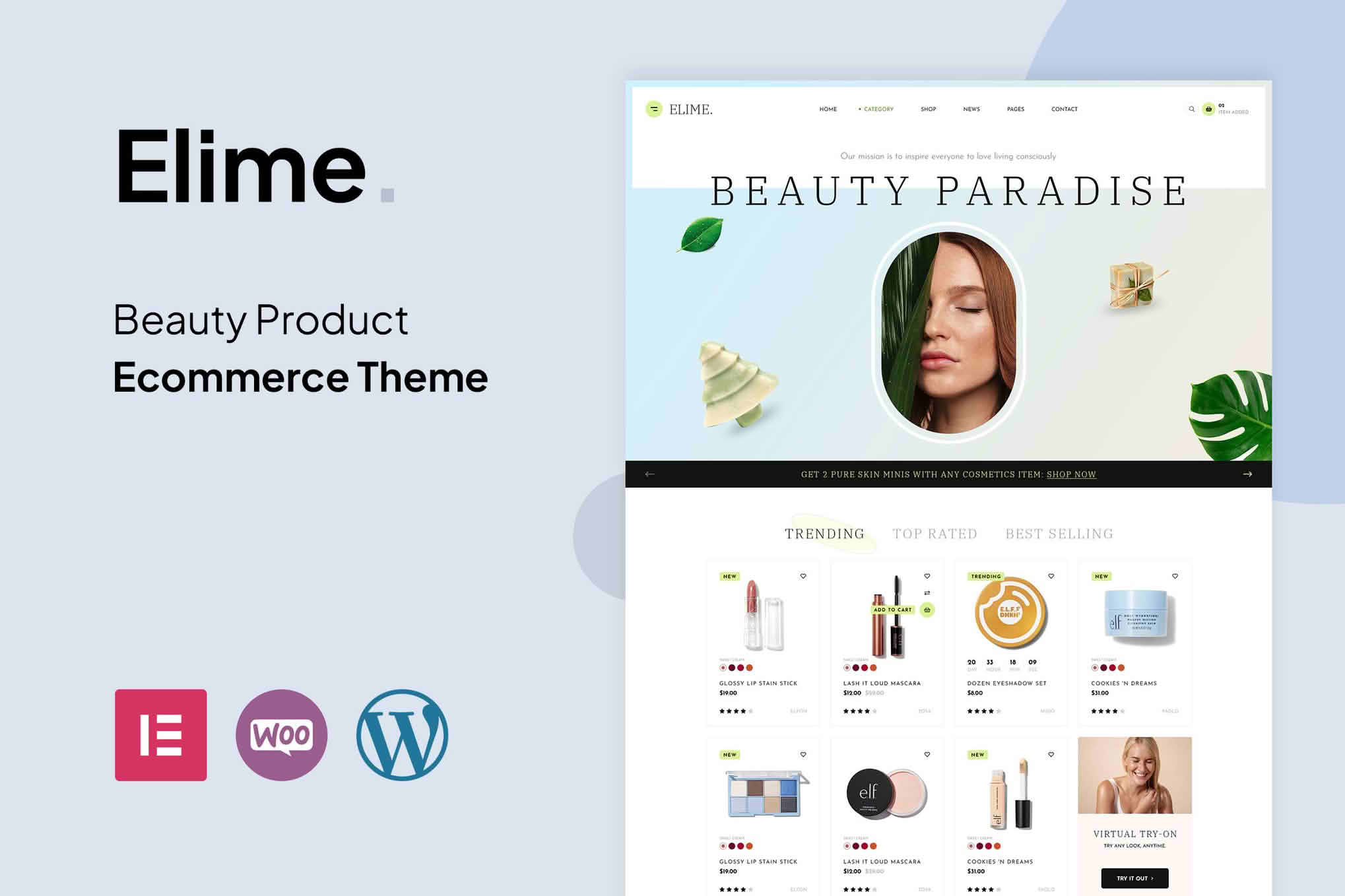 Download Elime - Multipurpose Cosmetics & Fashion WordPress Theme GPL WordPress Plugin