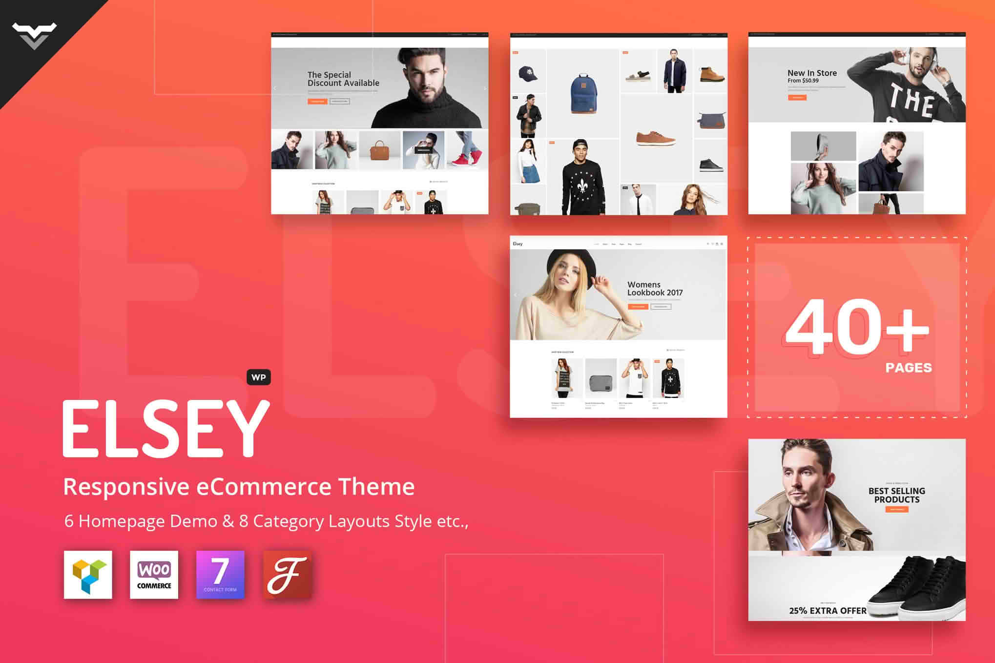 Download Elsey - Responsive eCommerce Theme GPL WordPress Plugin