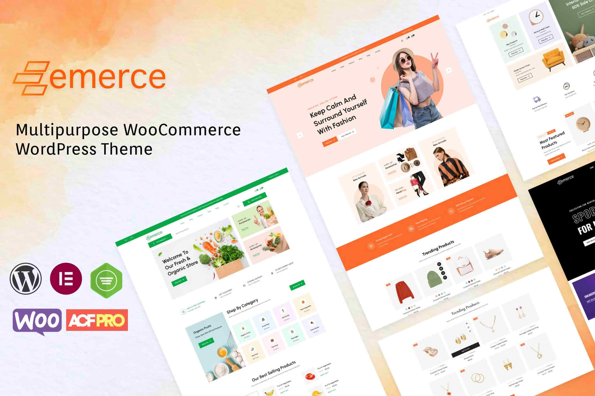 Download Emerce - Sports and Fashion WooCommerce WordPress Theme GPL WordPress Plugin