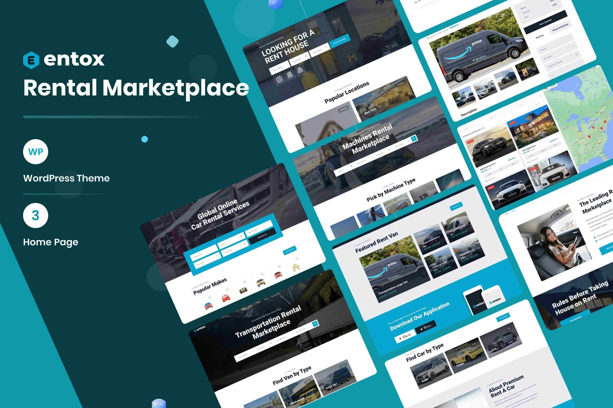 Download Entox - Rental Marketplace WordPress Theme GPL WordPress Plugin