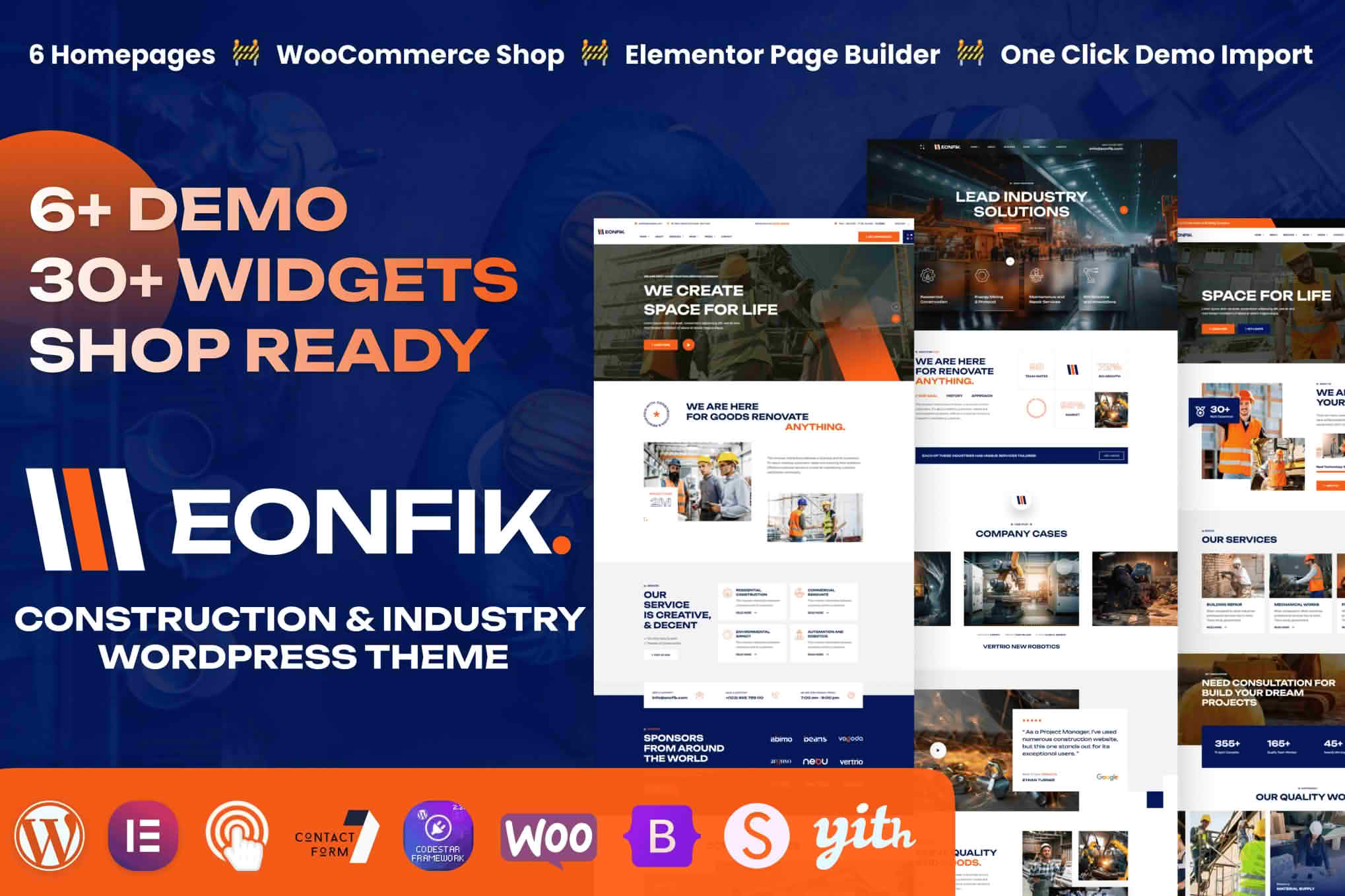 Download Eonfik - Construction & Industry WordPress Theme GPL WordPress Plugin