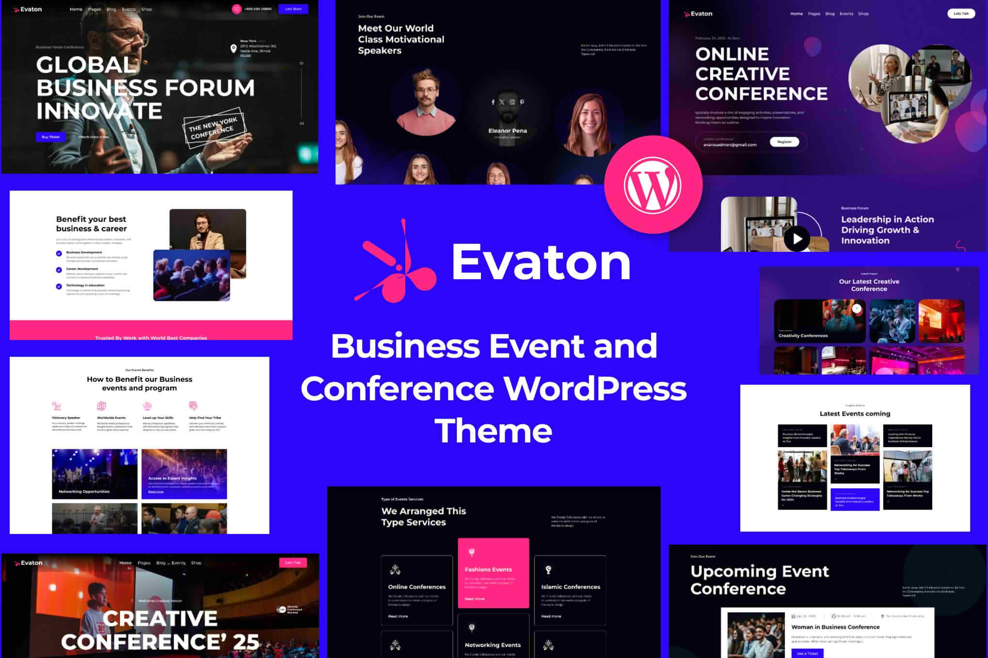 Download Evaton - Event Conference & Meetup WordPress Theme GPL WordPress Plugin