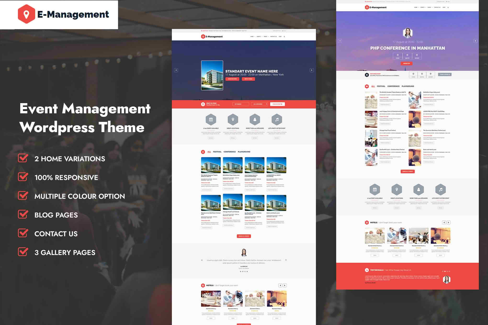 Download Event Management WordPress Theme GPL WordPress Plugin