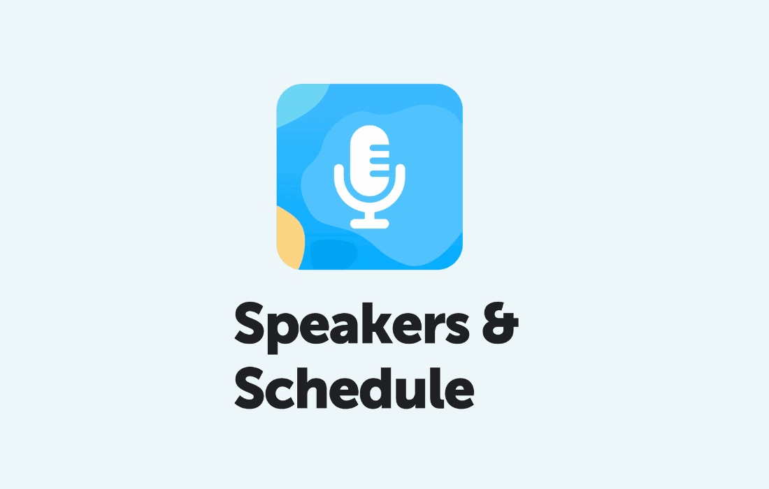 Download EventOn Speakers & Schedule Add-on