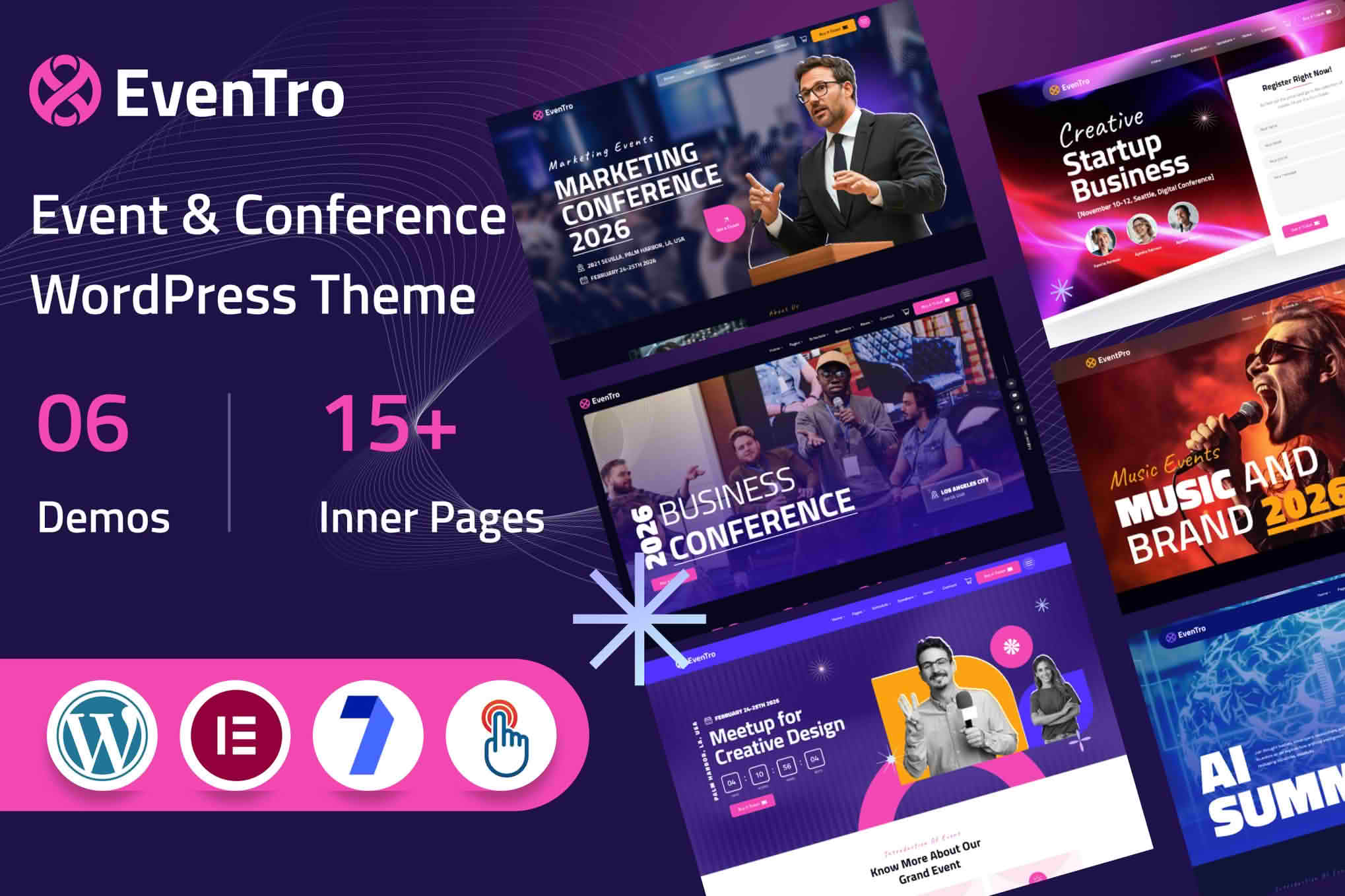 EvenTro - Event & Conference WordPress Theme