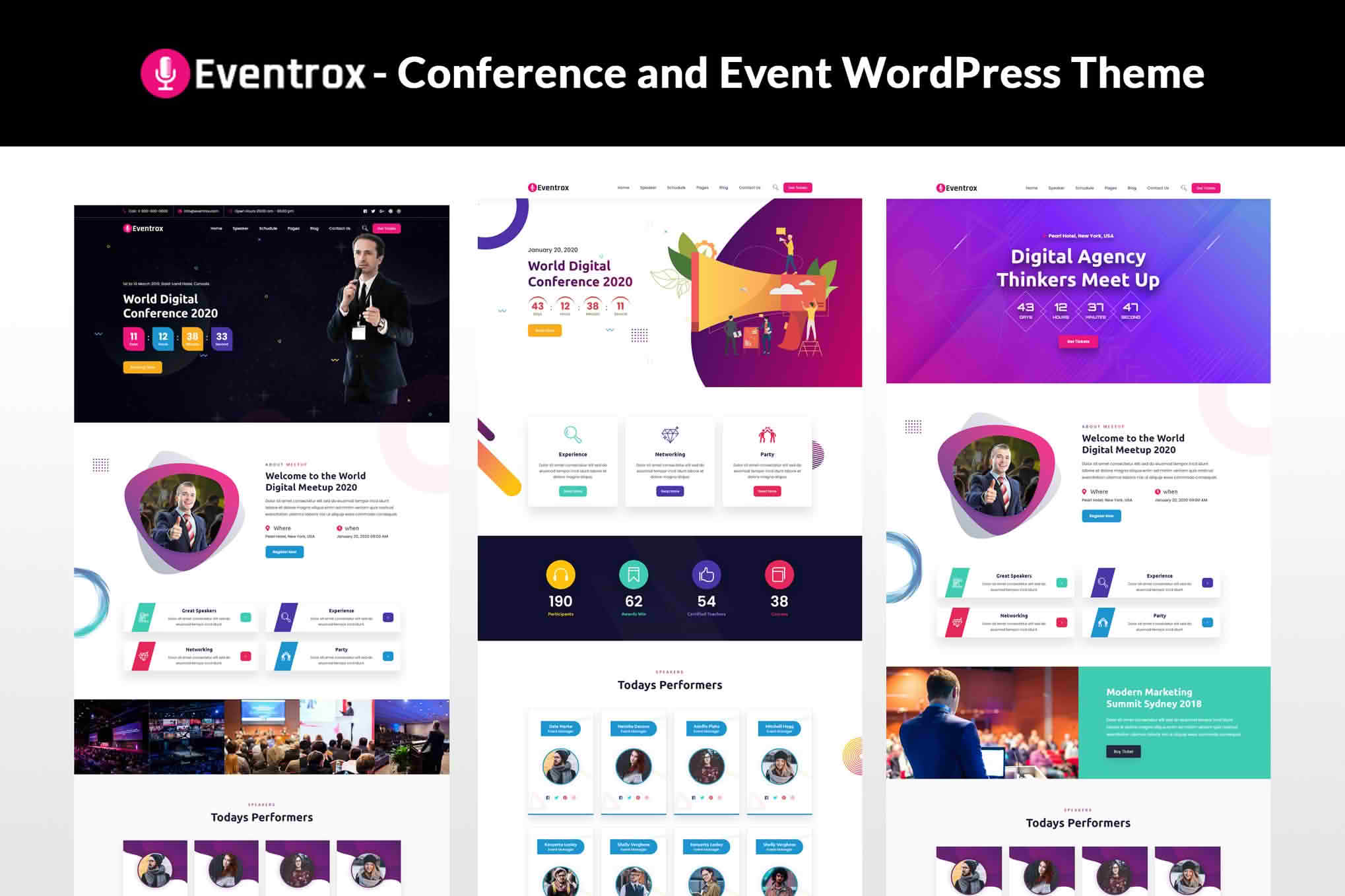 Download Eventrox - Conference and Event WordPress Theme GPL WordPress Plugin