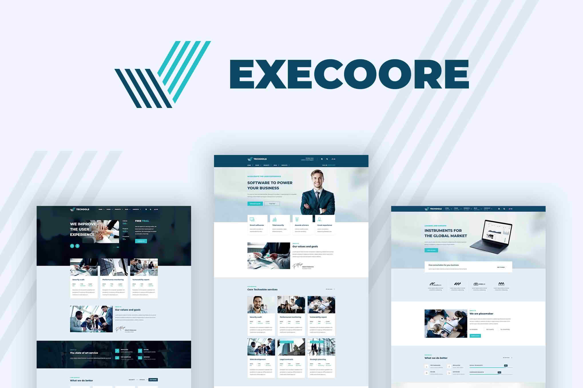 Download Execoore - Technology And Fintech Theme GPL WordPress Plugin