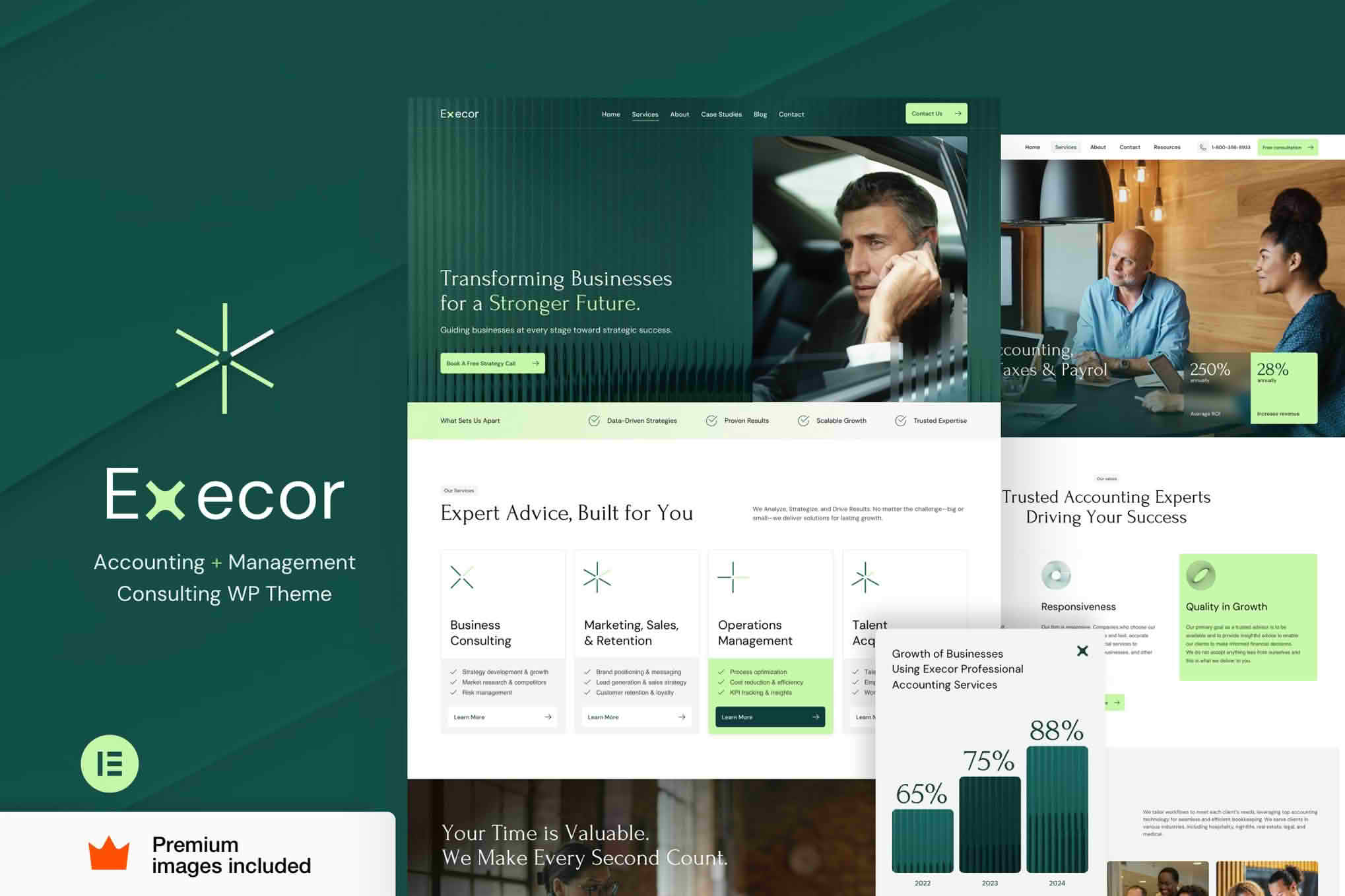 Download Execor – Accounting and Management Consulting WordPress Theme GPL WordPress Plugin