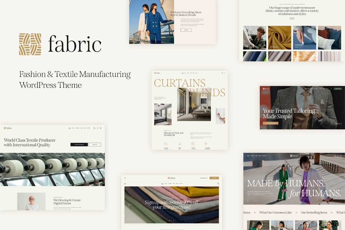 Download Fabric - Fashion & Textile Manufacturing WordPress Theme GPL WordPress Plugin