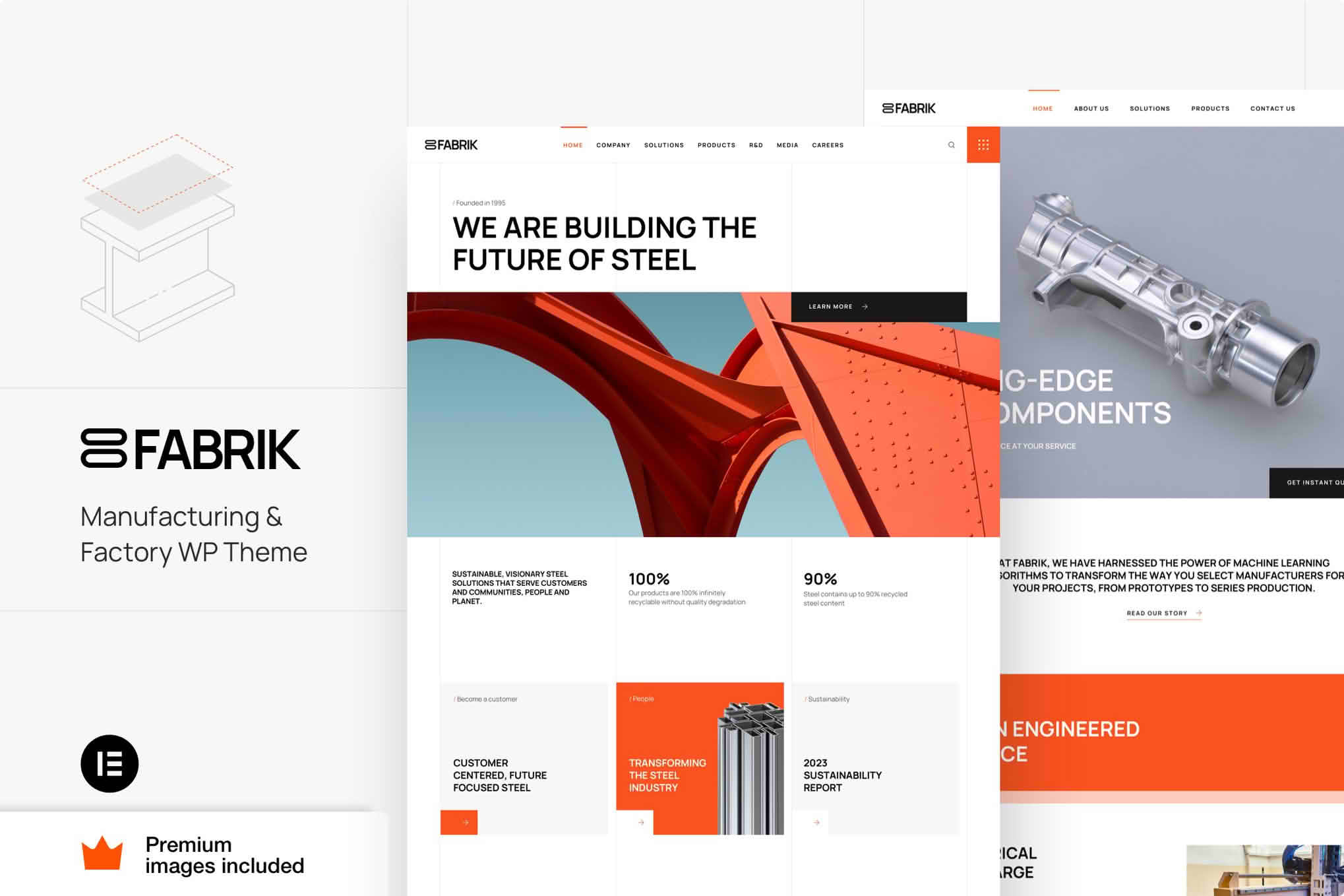 Download Fabrik - Industrial WordPress Theme GPL WordPress Plugin