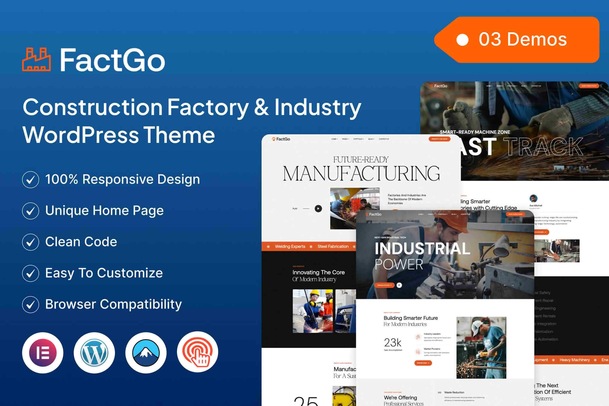 Download FactGo – Construction Factory & Industry WordPress Theme GPL WordPress Plugin