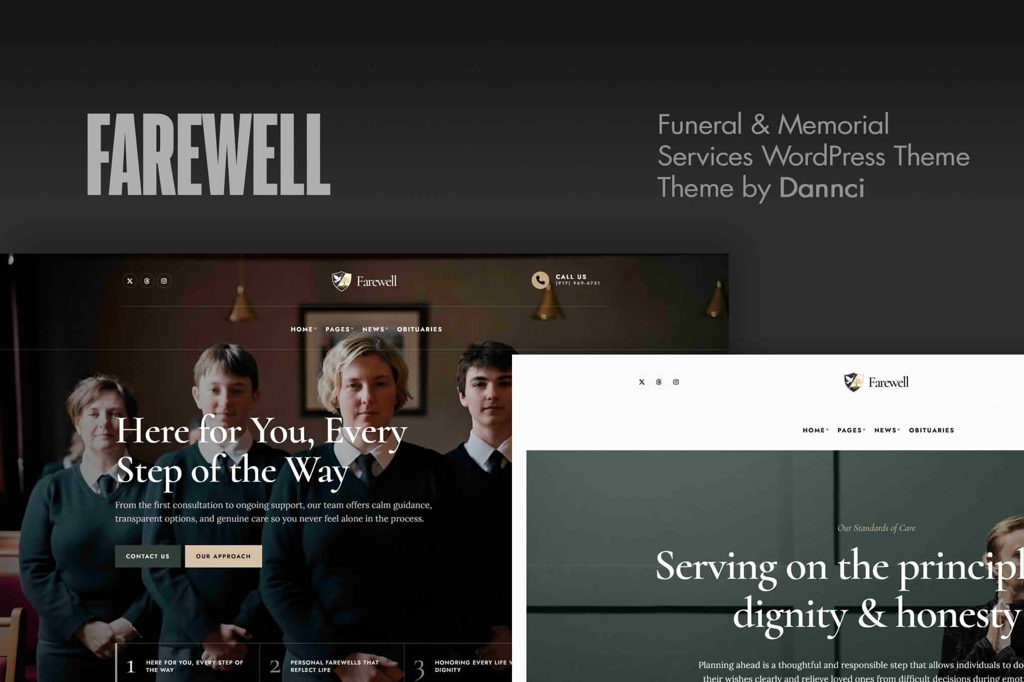 Farewell - Funeral & Memorial Services WordPress Theme